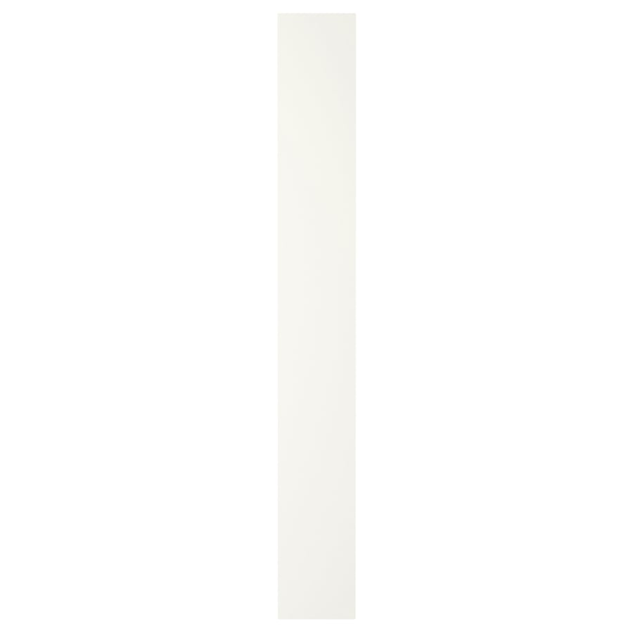 [Pre-order] FORSAND Door with hinges, white, 25x195 cm