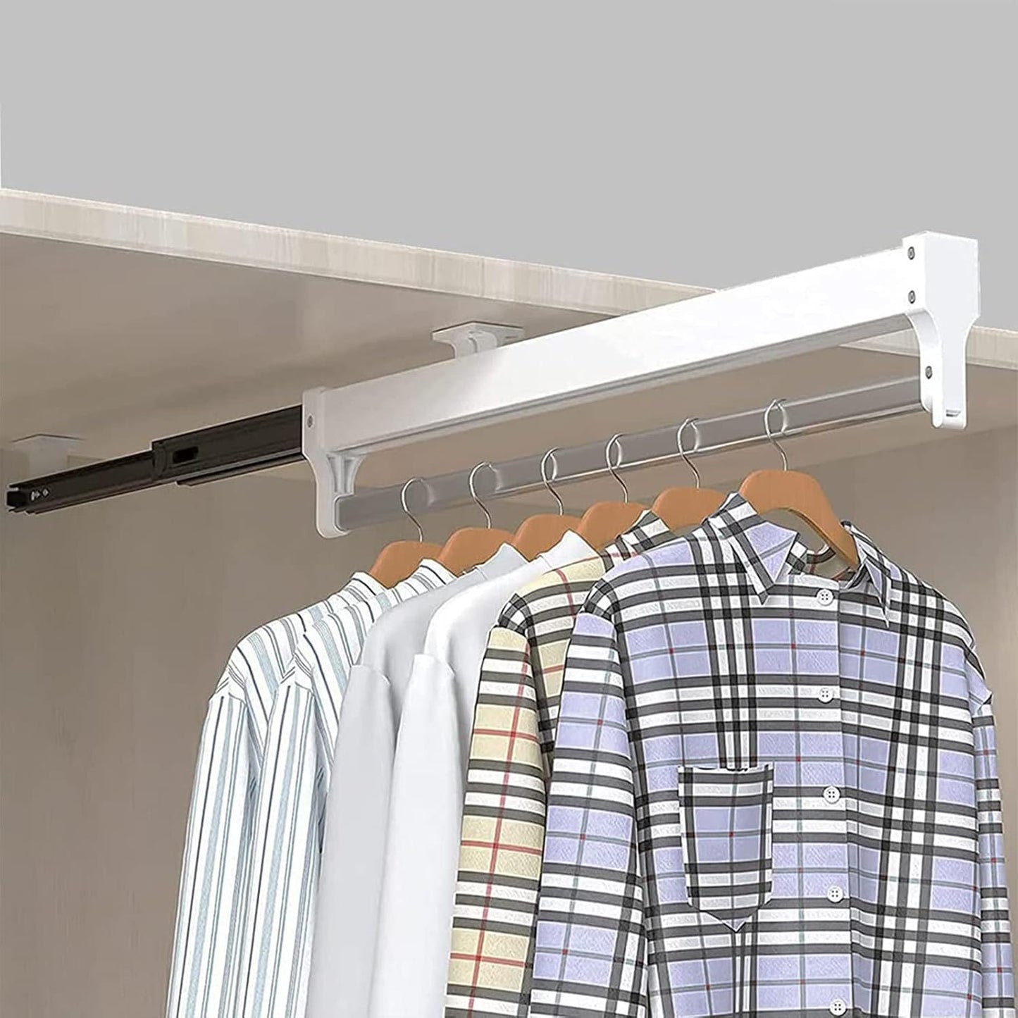 WORDROB Pull out slide rail rack