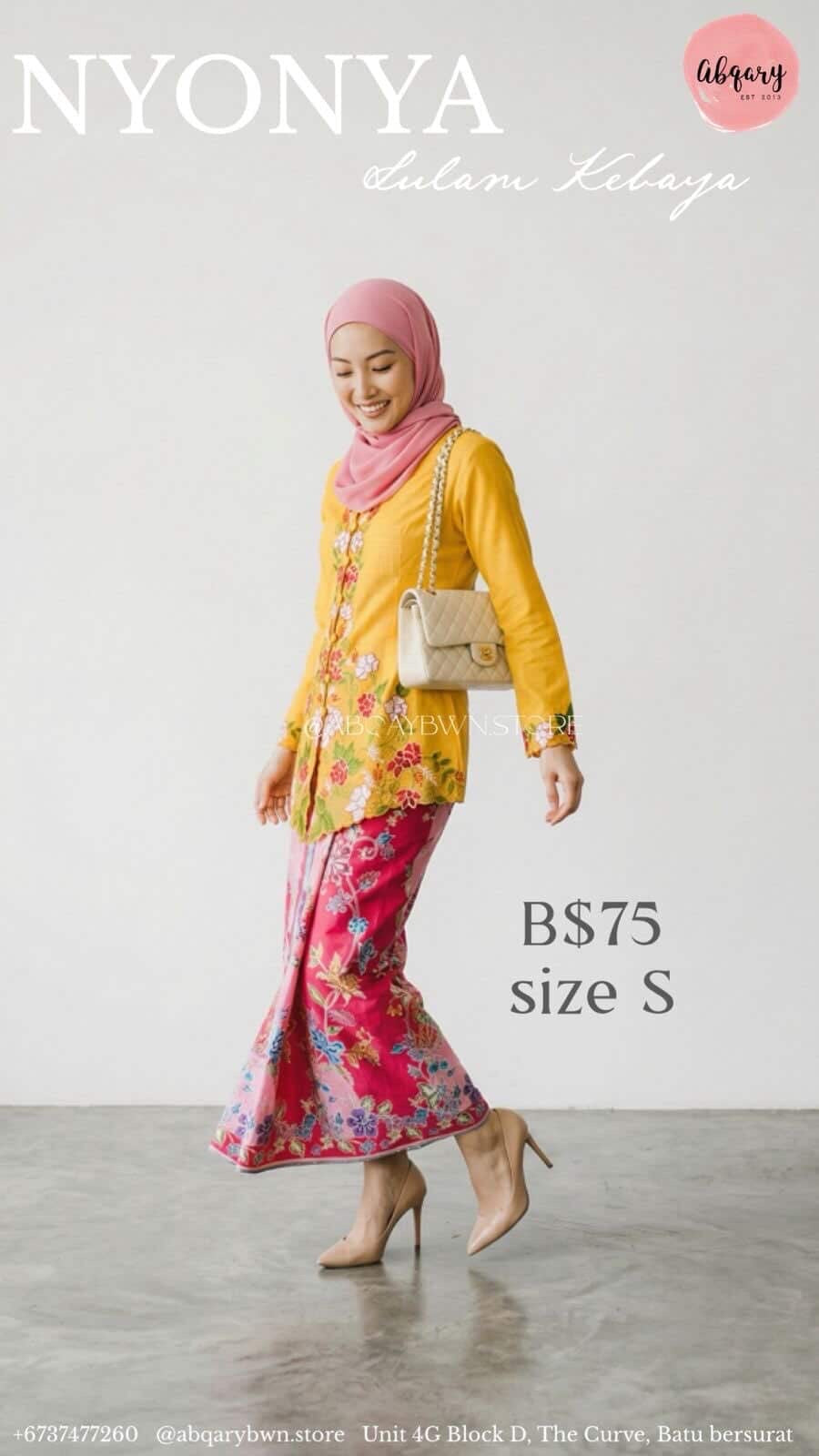 Kebaya Nyonya BAJU ONLY