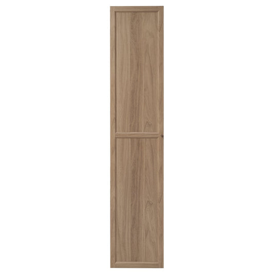 OXBERG Door, oak effect, 40x192cm
