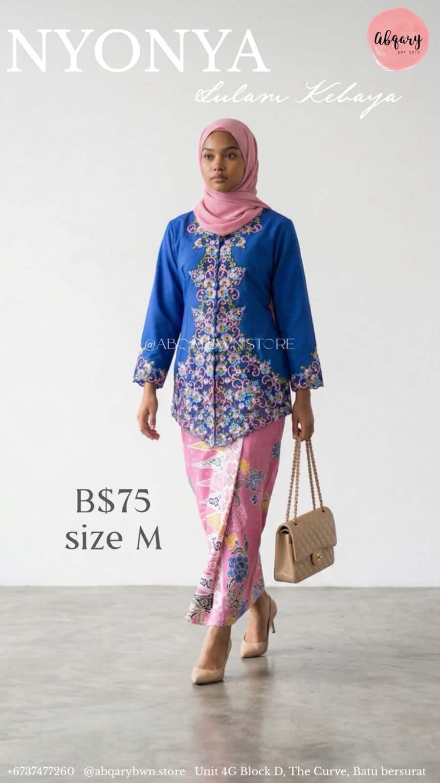Kebaya Nyonya BAJU ONLY