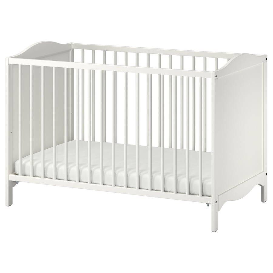 [PRE-ORDER] SMÅGÖRA Cot, white, 60x120 cm