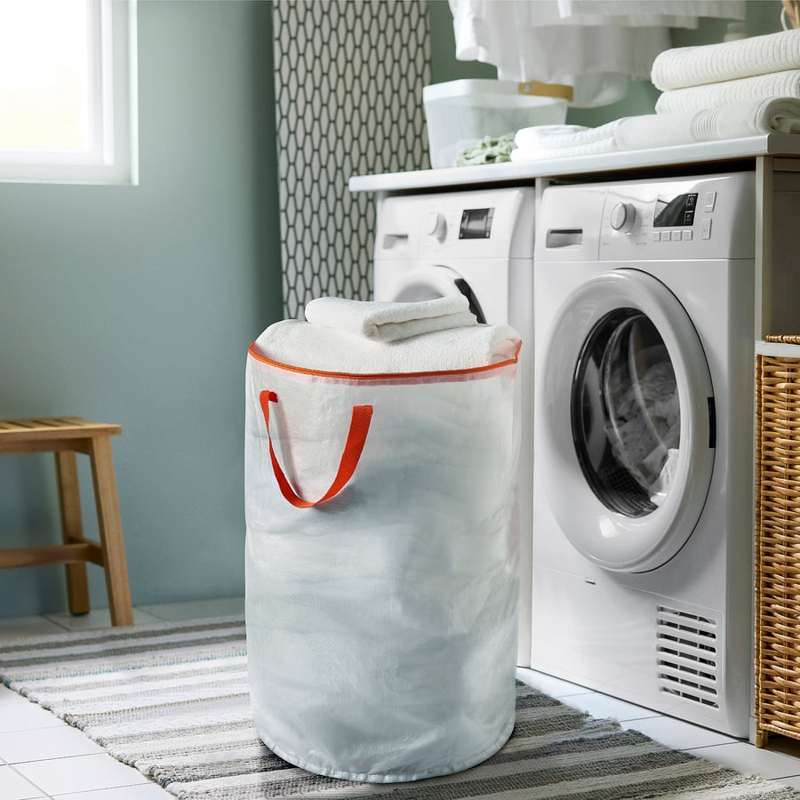 PÄRKLA
Laundry bag, white, 70 l