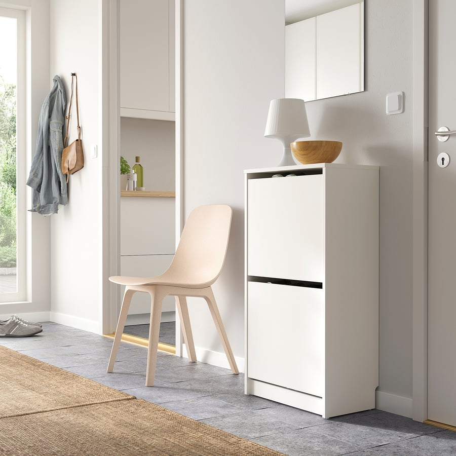 [Pre-order] BISSA Shoe cabinet with 2 compartments, 49x28x93 cm