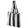 SKYNKE , Carrier bag, stripe/black white, 45x36 cm