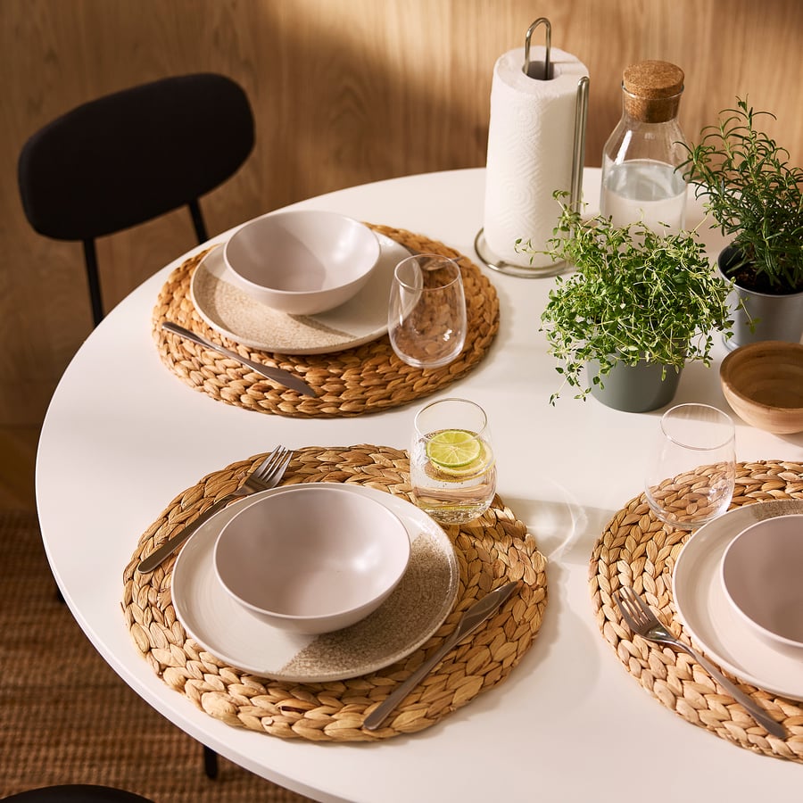 [PRE-ORDER] SOARÉ Place mat, water hyacinth, 37 cm