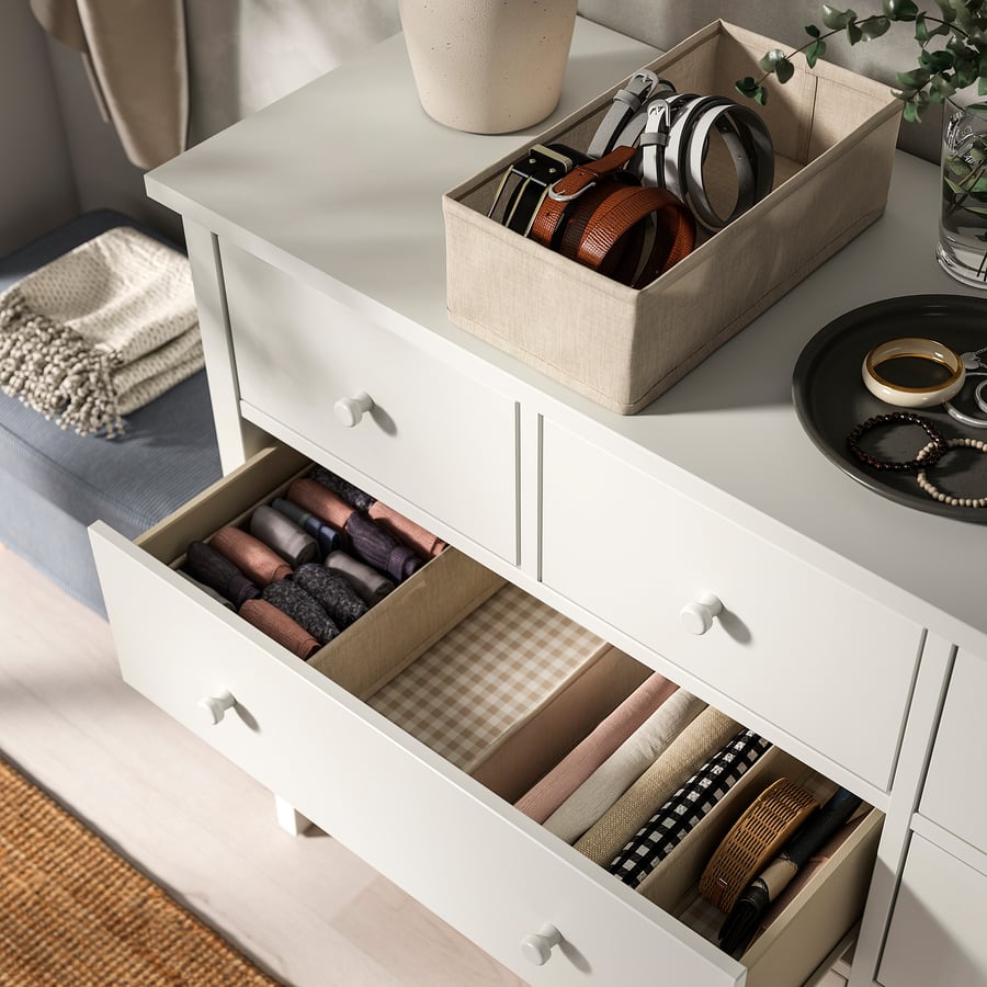 GULLABERG
Chest of 8 drawers, grey/anchor/unlock-function, 168x48x100 cm [PREORDER]