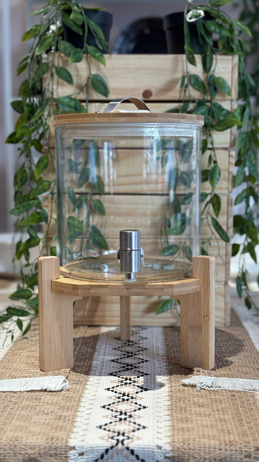 KÜTILAPAM Borosilicate Glass Juice Dispenser