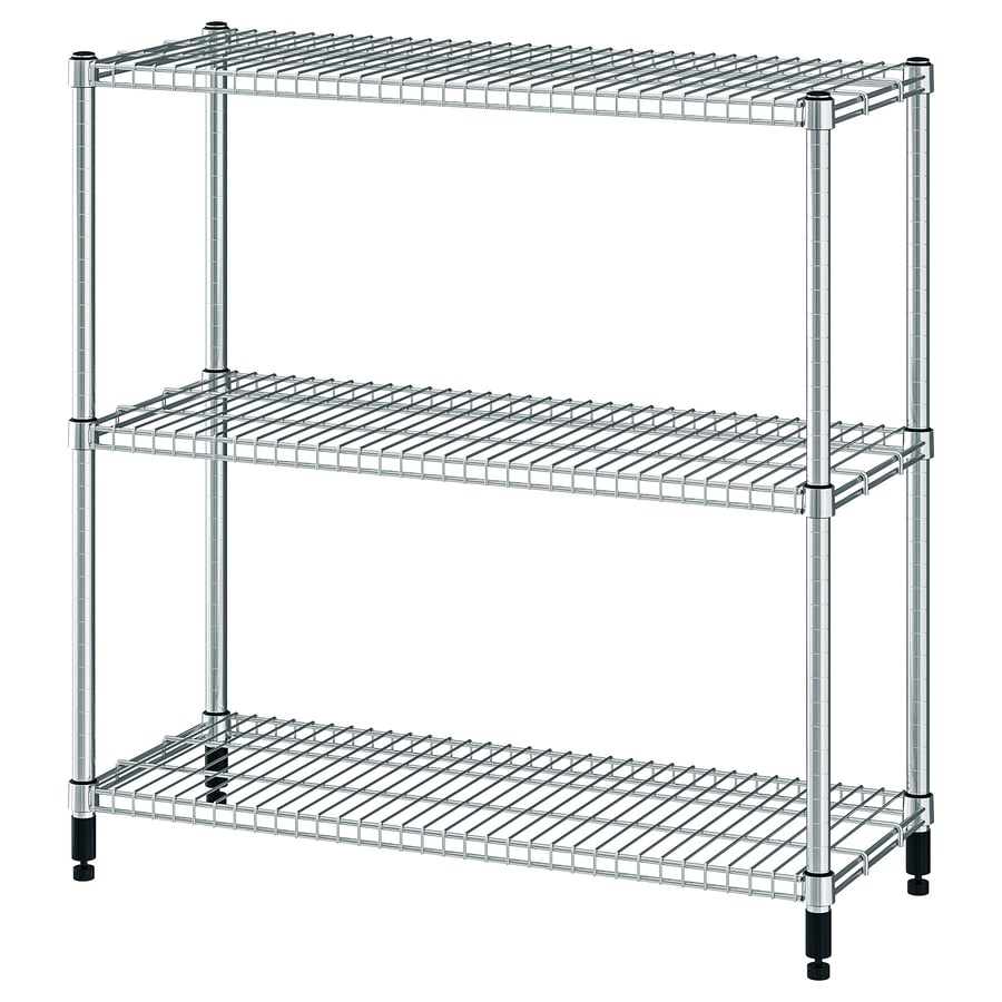 [PRE-ORDER] OMAR Shelving unit, galvanised, 92x36x94 cm