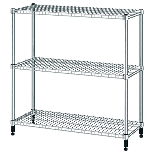 [PRE-ORDER] OMAR Shelving unit, galvanised, 92x36x94 cm