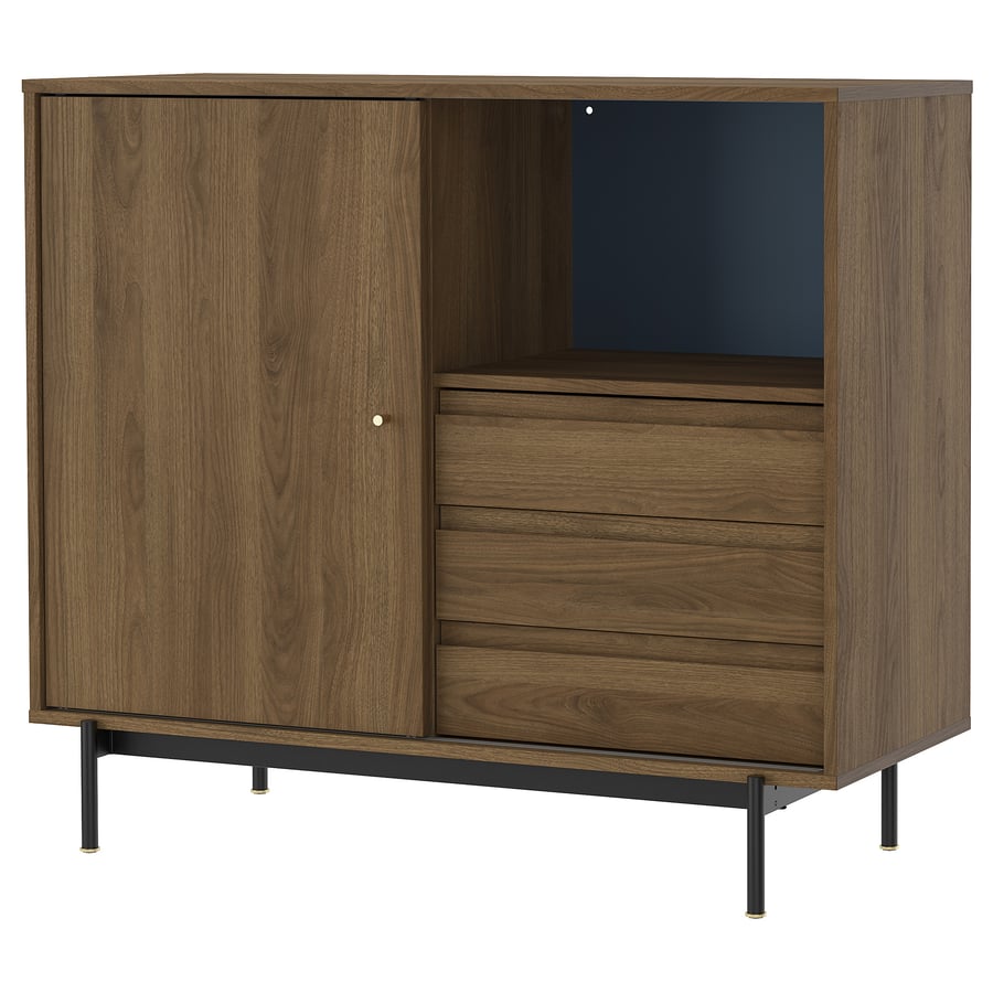[PRE-ORDER] RÅDMANSÖ
Cabinet, brown walnut effect, 118x49x103 cm