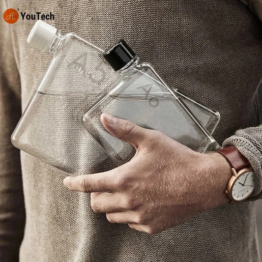 KOŠUÏ Clear A5 memo bottle, 750ml, white/clear