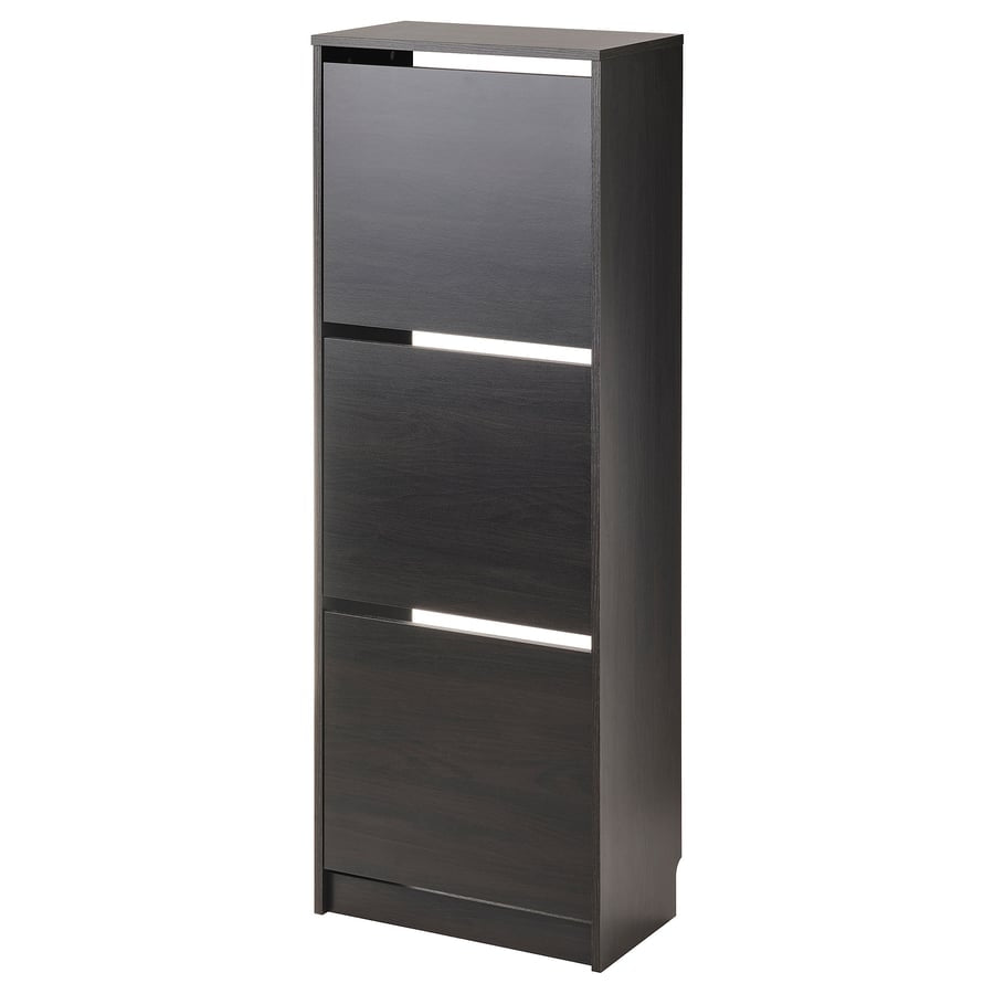 [Pre-order] BISSA Shoe cabinet with 3 compartments, 49x28x135 cm