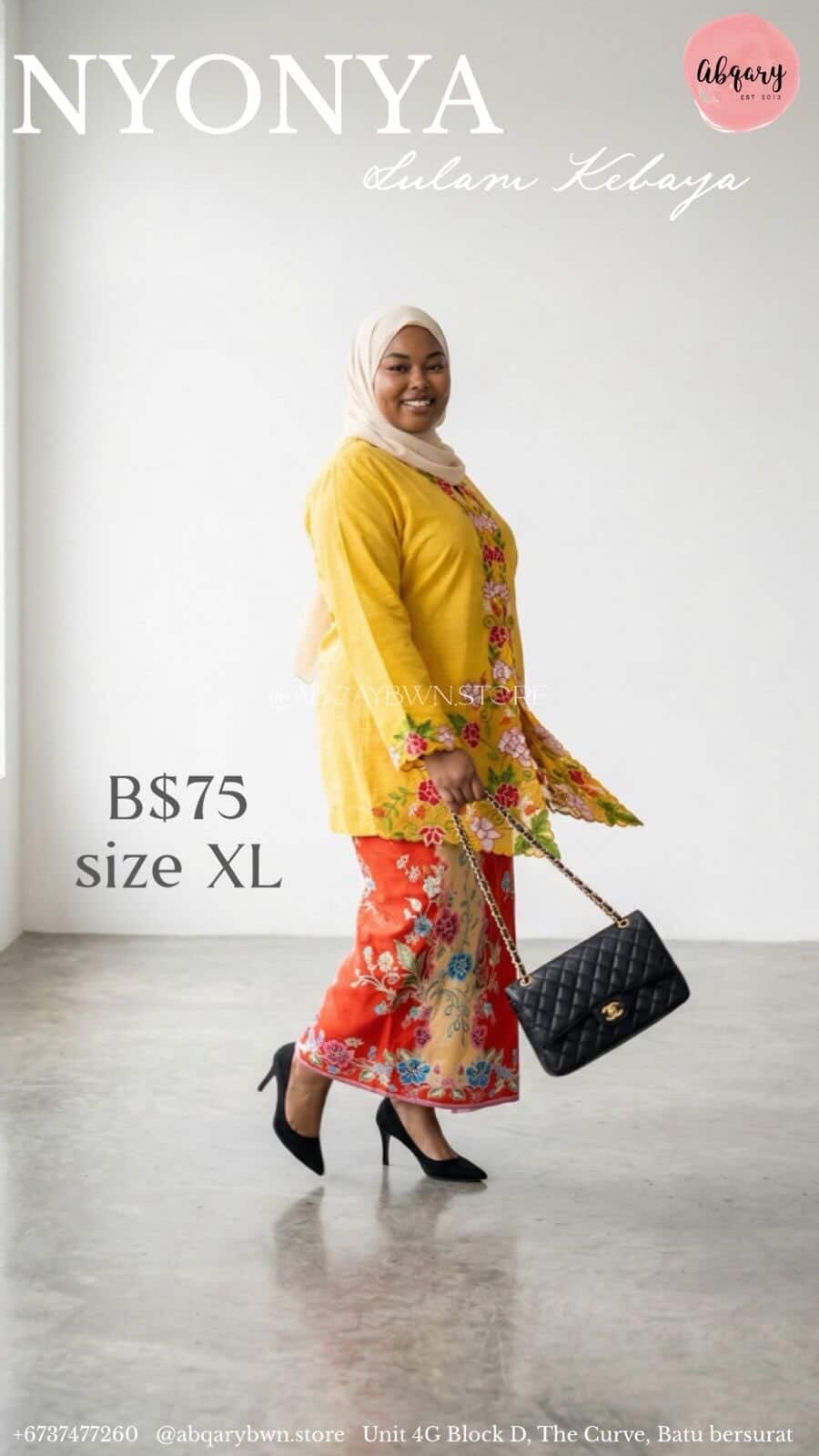 Kebaya Nyonya BAJU ONLY