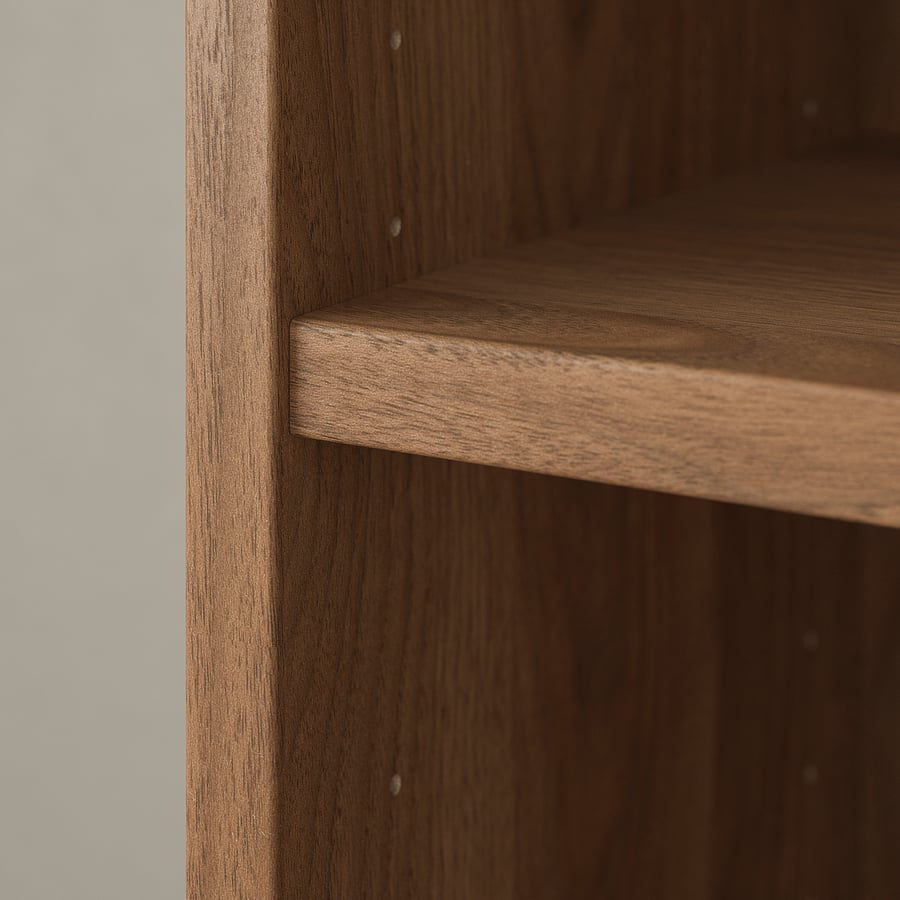 [PRE-ORDER] BILLY Bookcase, brown walnut effect, 80x28x202 cm