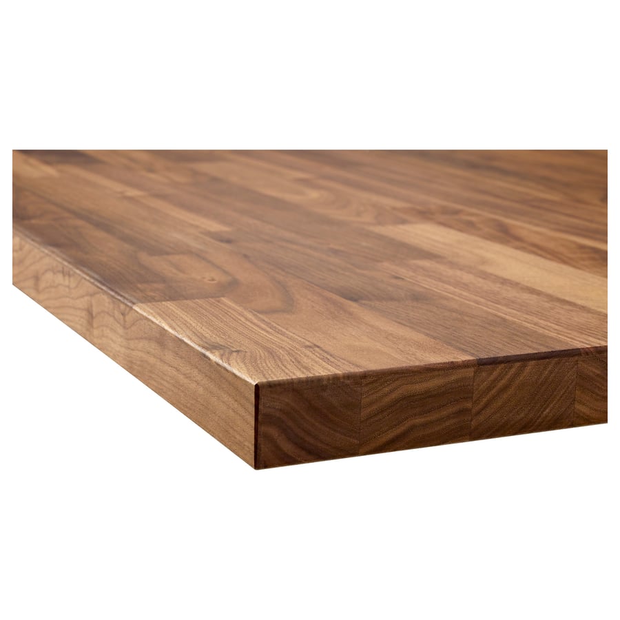 KARLBY Worktop, walnut / veneer, 186x3.8cm