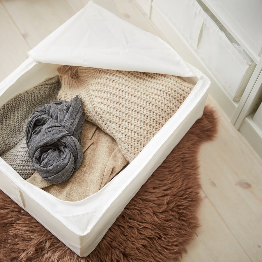 SKUBB Storage case, white, 43x53x19cm