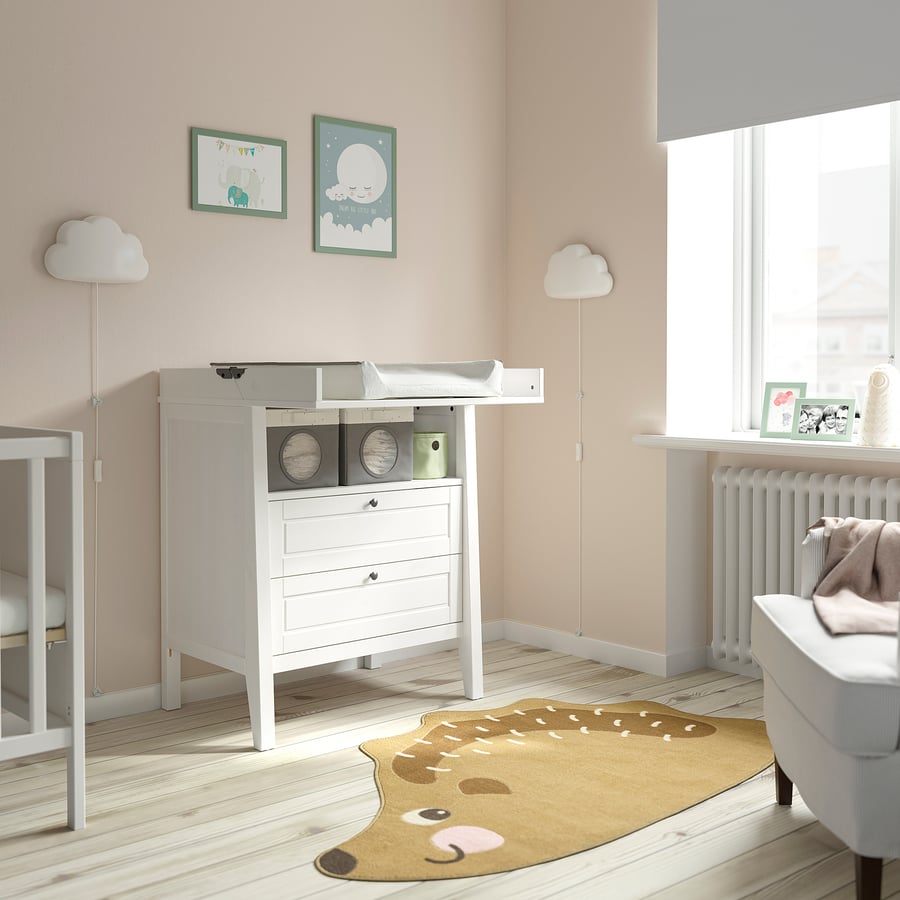 [PRE-ORDER] SUNDVIK Changing table/chest of drawers, white