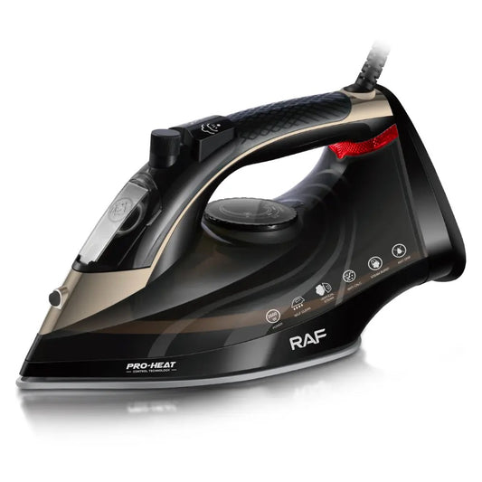 RAF Powerful Electric Steam Iron, 2600W, 15x12x32cm