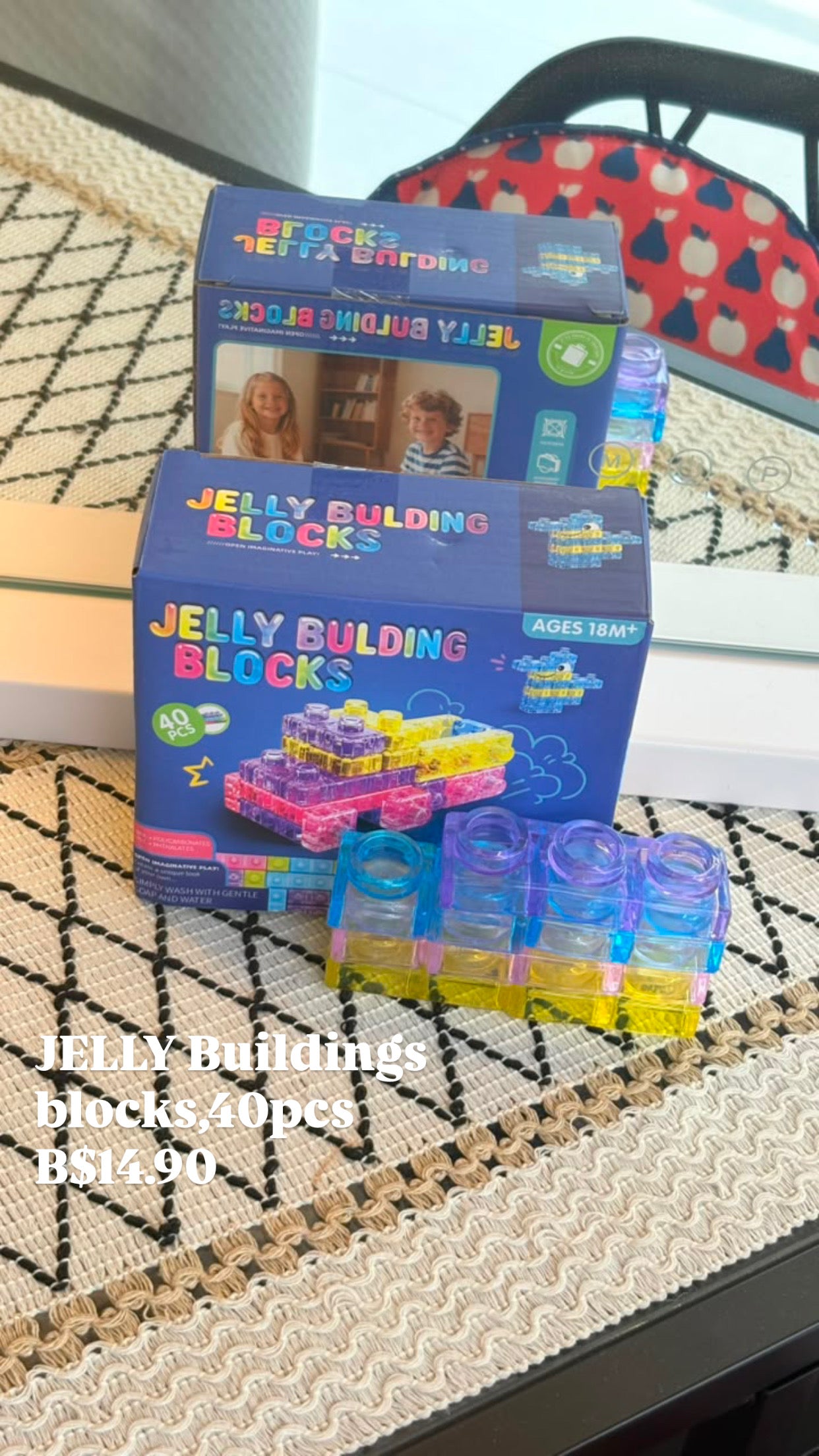 Jelly Building Blocks, 40pcs