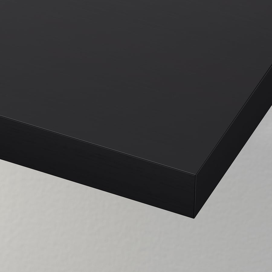 [Pre-order] LACK Wall shelf, black-brown, 190x26 cm