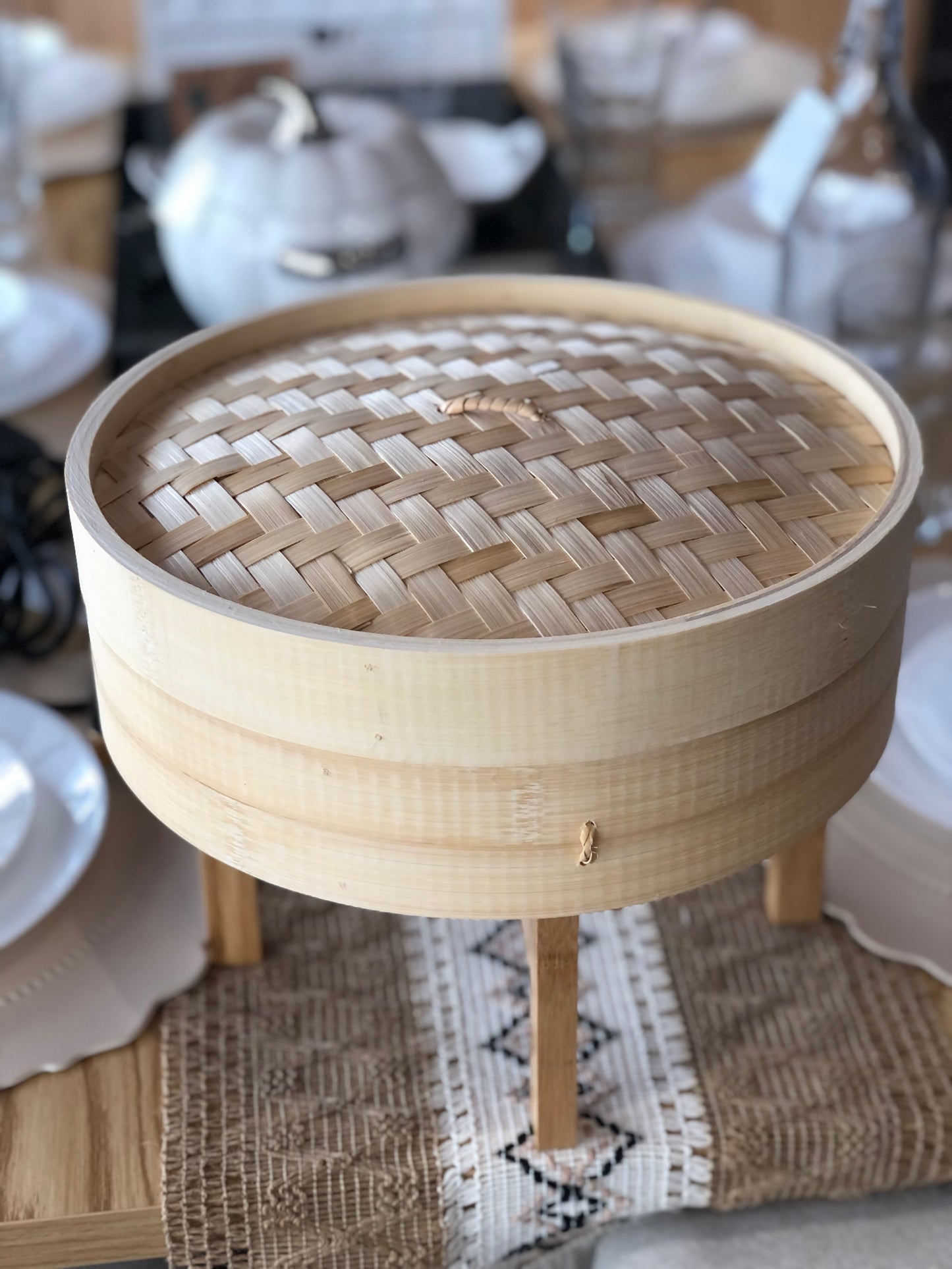 KÜTILAPAM Serving dish with stand, 30x8cm