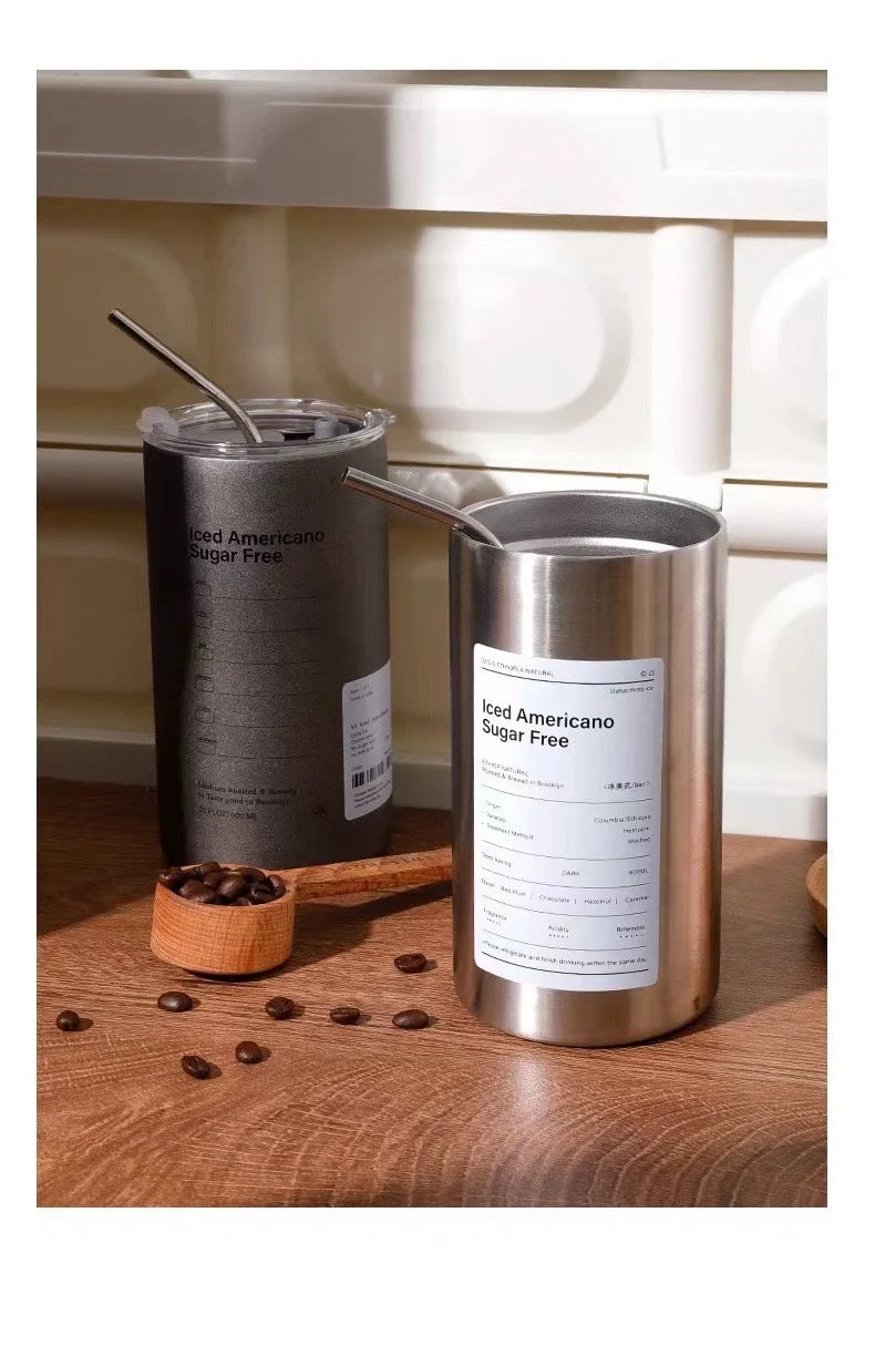 KOŠUÏ Portable Coffee Mug, Stainless Steel