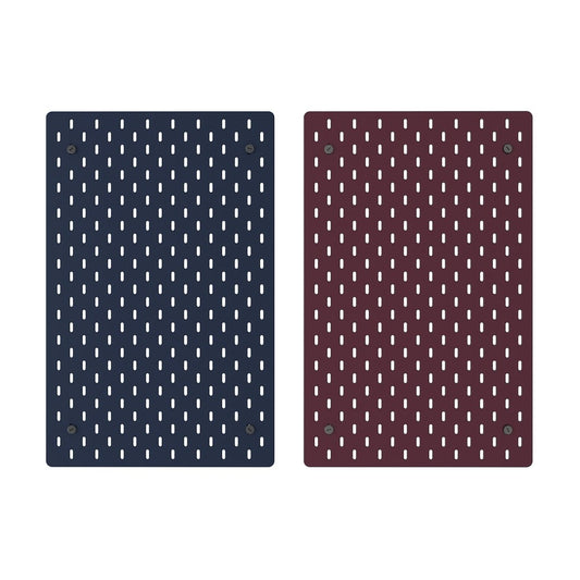[PRE-ORDER] SKÅDIS Pegboard, double sided/dark grey-blue dark lilac-red