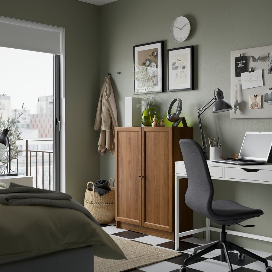 [PRE-ORDER] BILLY / OXBERG Bookcase with doors