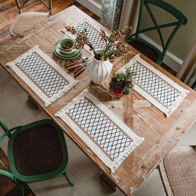 KÜTILAPAM jute table Platemat, 50x30cm