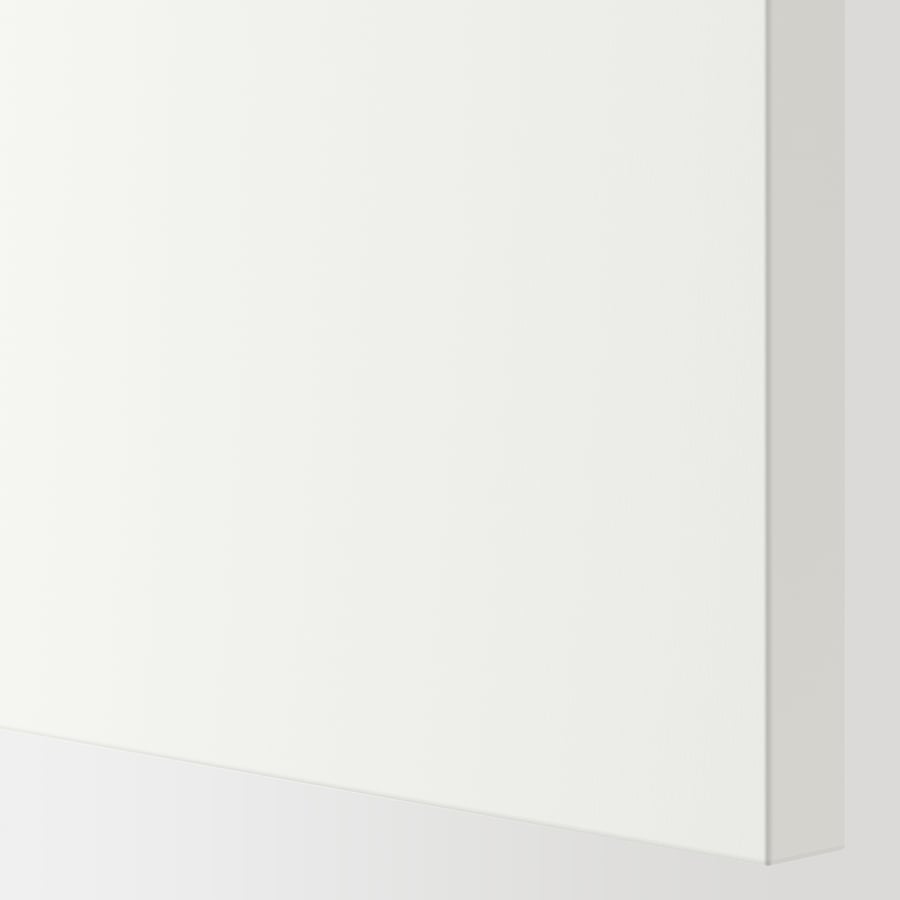 [Pre-order] FORSAND Door with hinges, white, 25x195 cm