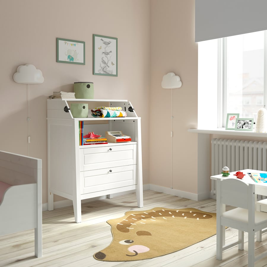 [PRE-ORDER] SUNDVIK Changing table/chest of drawers, white