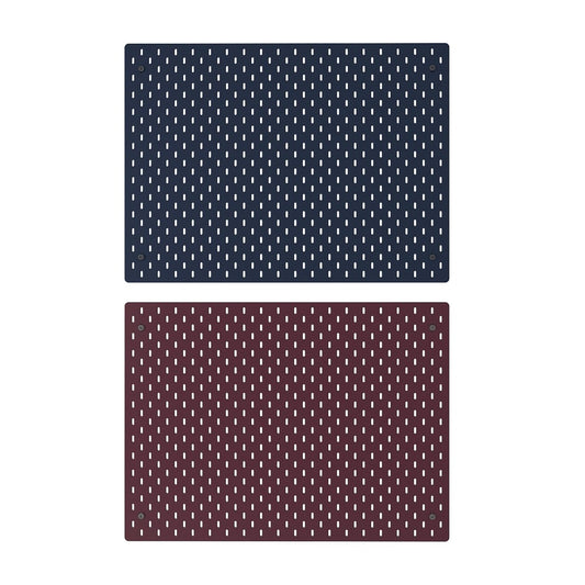 [PRE-ORDER] SKÅDIS Pegboard, double sided/dark grey-blue dark lilac-red
