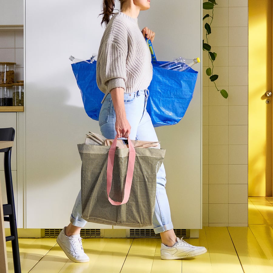 ROMELSÖN
Carrier bag, patterned, 45x18x45 cmx36 l