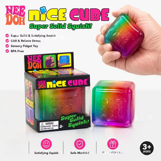 NEEDOH Nice Cube Colourful/Rainbow, 5.5x5.5cm