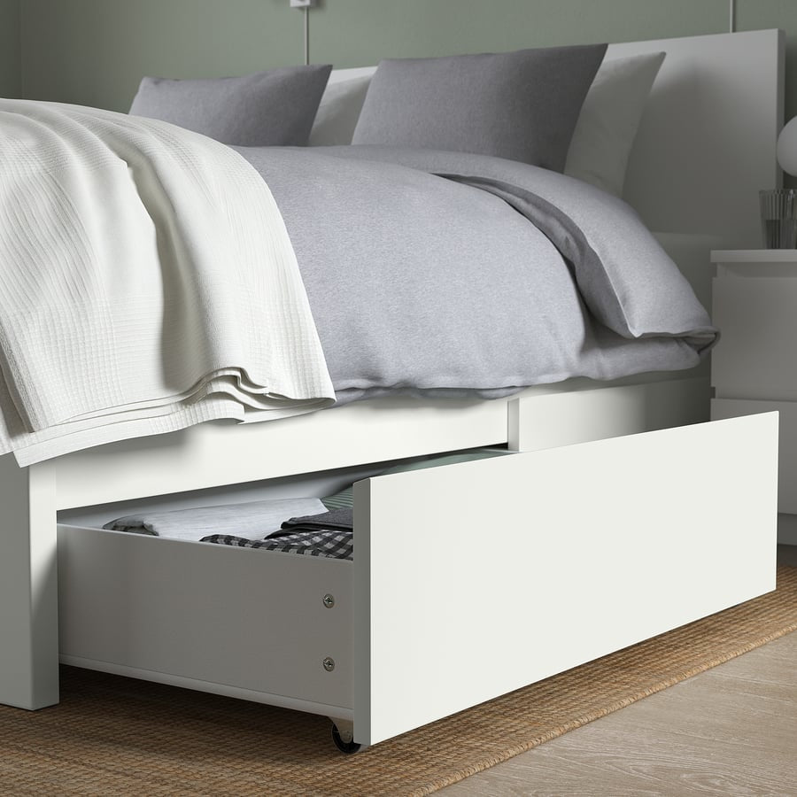 MALM Bedframe w/ 2 storage boxes, 150x200cm [PREORDER]