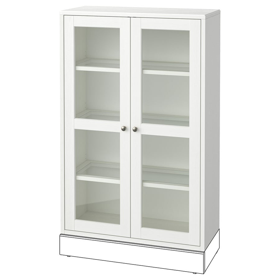 HAVSTA
Glass-door cabinet, white, 81x35x123 cm [PREORDER]