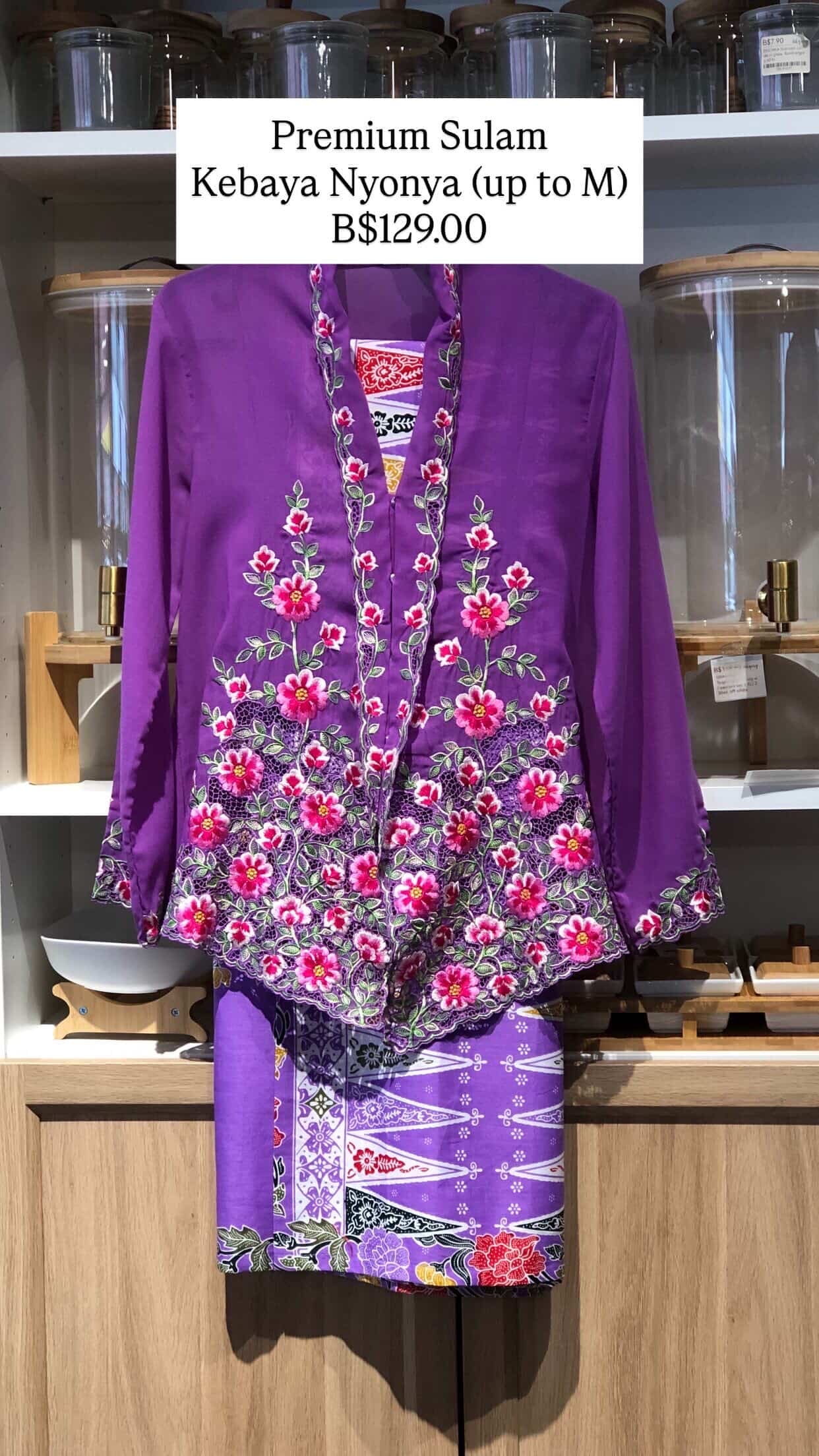 Premium Sulam Kebaya Nyonya