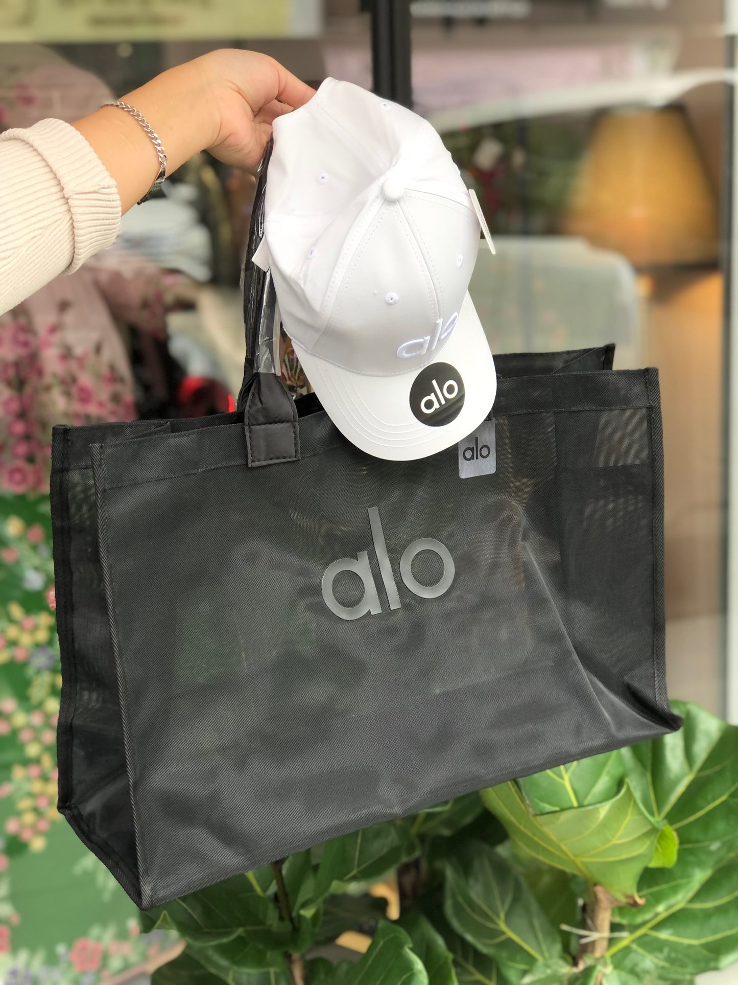 ALO tote bag, Large,Black
