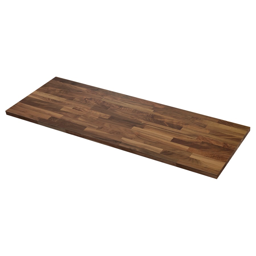 KARLBY Worktop, walnut / veneer, 186x3.8cm