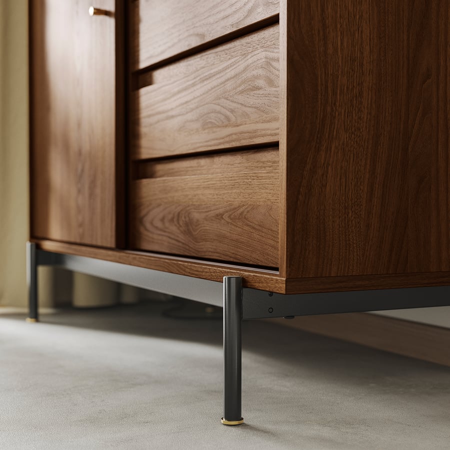 [PRE-ORDER] RÅDMANSÖ
Cabinet, brown walnut effect, 118x49x103 cm