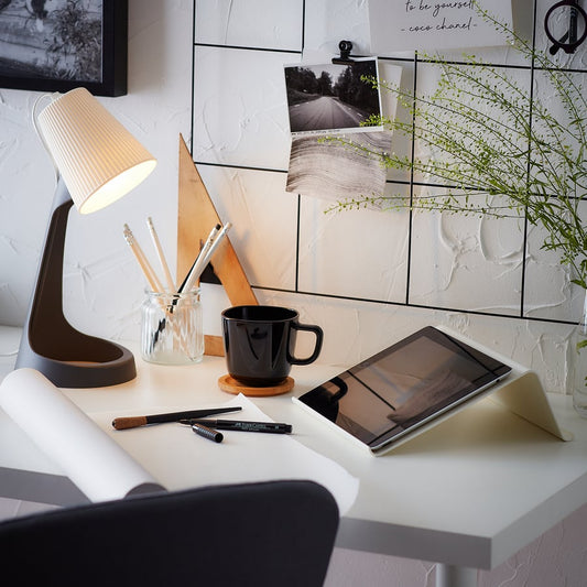 [PRE-ORDER] SVALLET Work lamp, dark grey/white