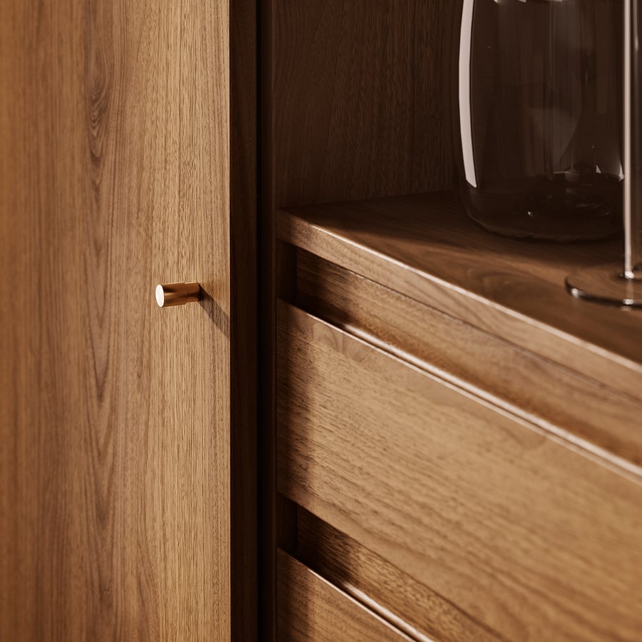 [PRE-ORDER] RÅDMANSÖ
Cabinet, brown walnut effect, 118x49x103 cm
