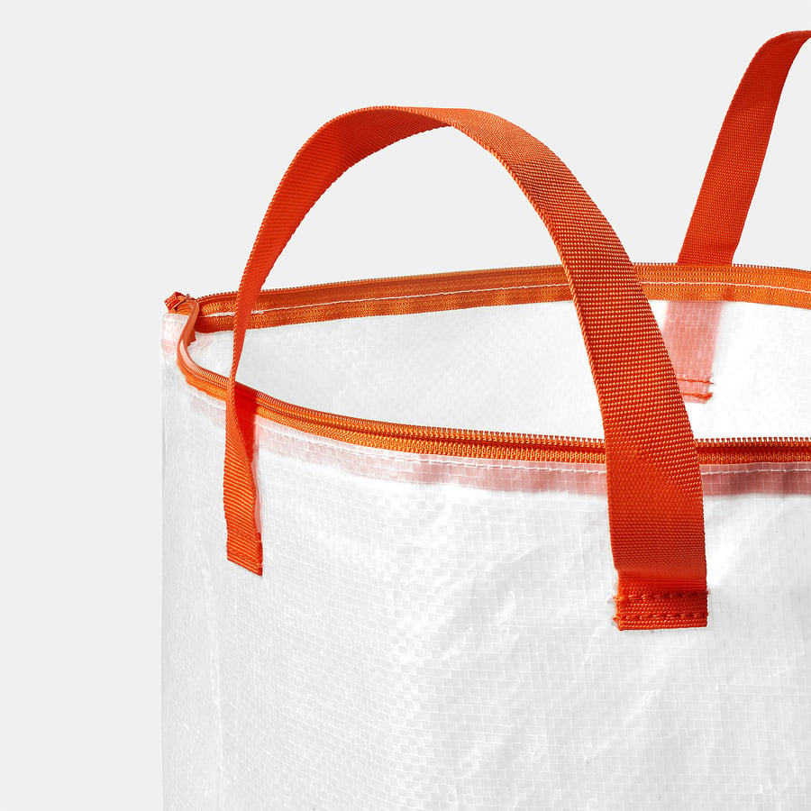 PÄRKLA
Laundry bag, white, 70 l