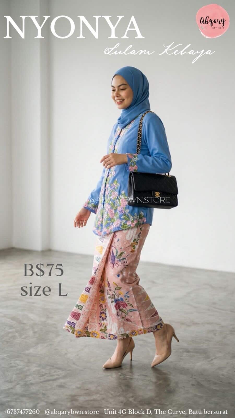 Kebaya Nyonya BAJU ONLY