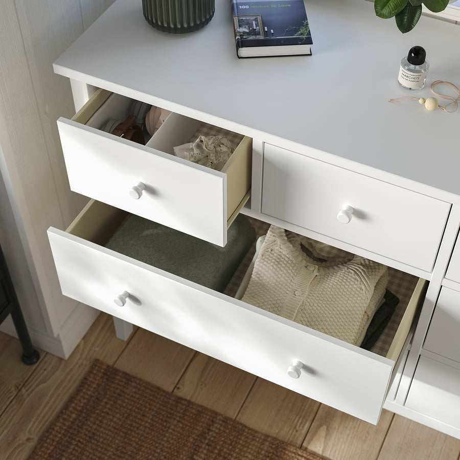 GULLABERG
Chest of 8 drawers, grey/anchor/unlock-function, 168x48x100 cm [PREORDER]
