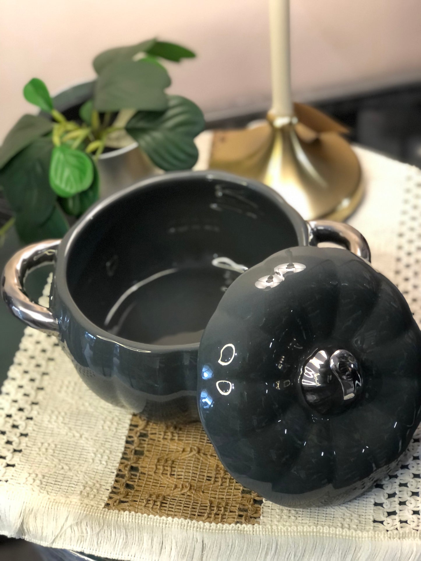 Pumpkin cast iron