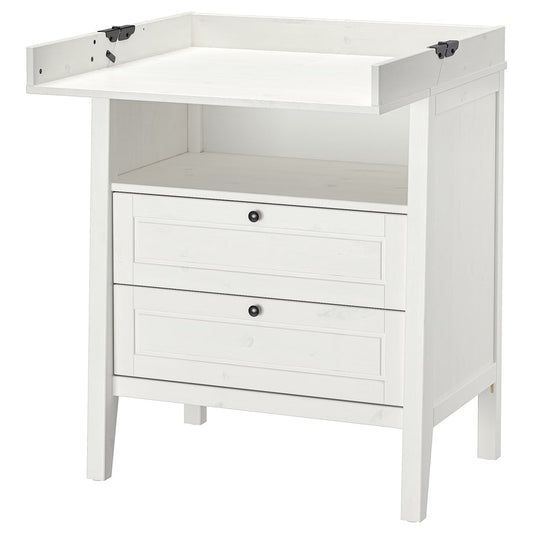 [PRE-ORDER] SUNDVIK Changing table/chest of drawers, white
