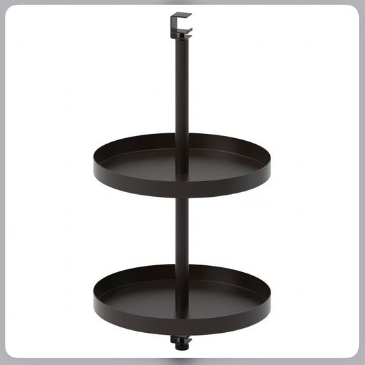 IKEA ENHET Swivel shelf, anthracite, 40x21 cm