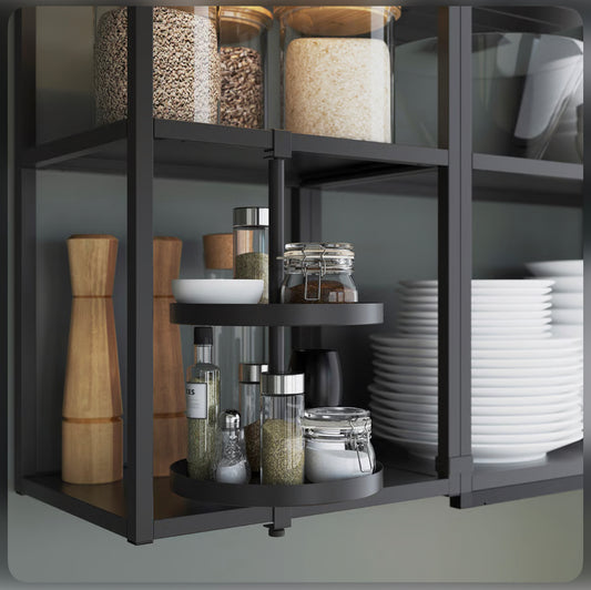IKEA ENHET Wall fr w shelves, anthracite, 60x30x75 cm